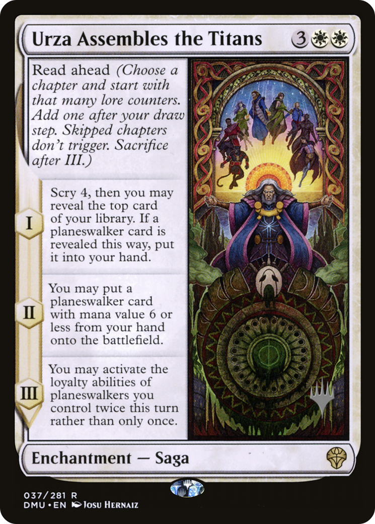 Urza Assembles the Titans (Promo Pack) [Dominaria United Promos] | Grognard Games
