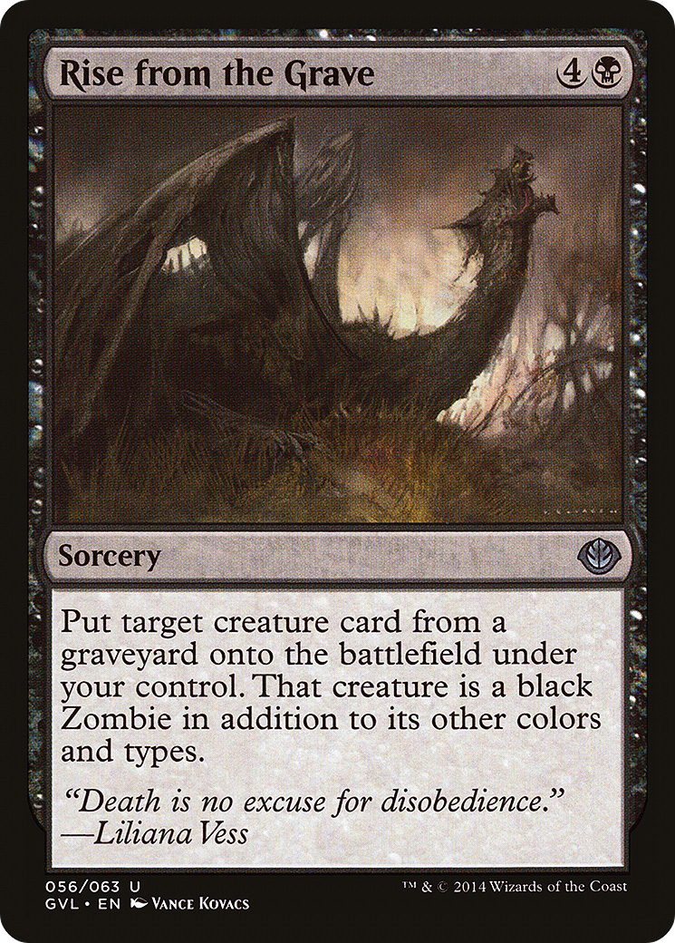 Rise from the Grave (DD3-) - Duel Decks Anthology: Garruk vs. Liliana Foil | Grognard Games
