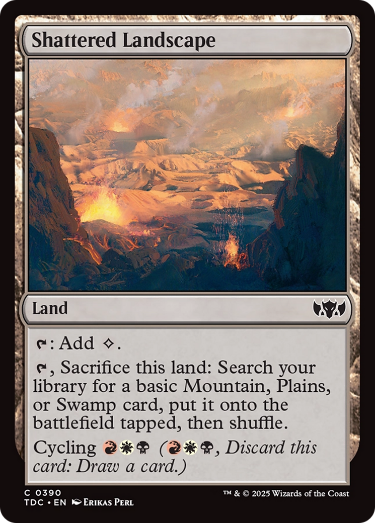 Shattered Landscape [Tarkir: Dragonstorm Commander] | Grognard Games