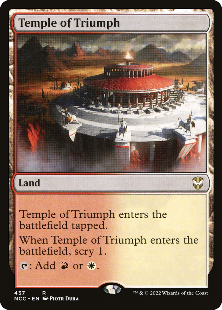 Temple of Triumph [Streets of New Capenna Commander] | Grognard Games