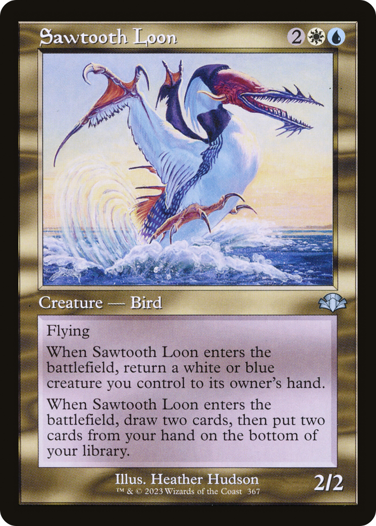 Sawtooth Loon (Retro) [Dominaria Remastered] | Grognard Games