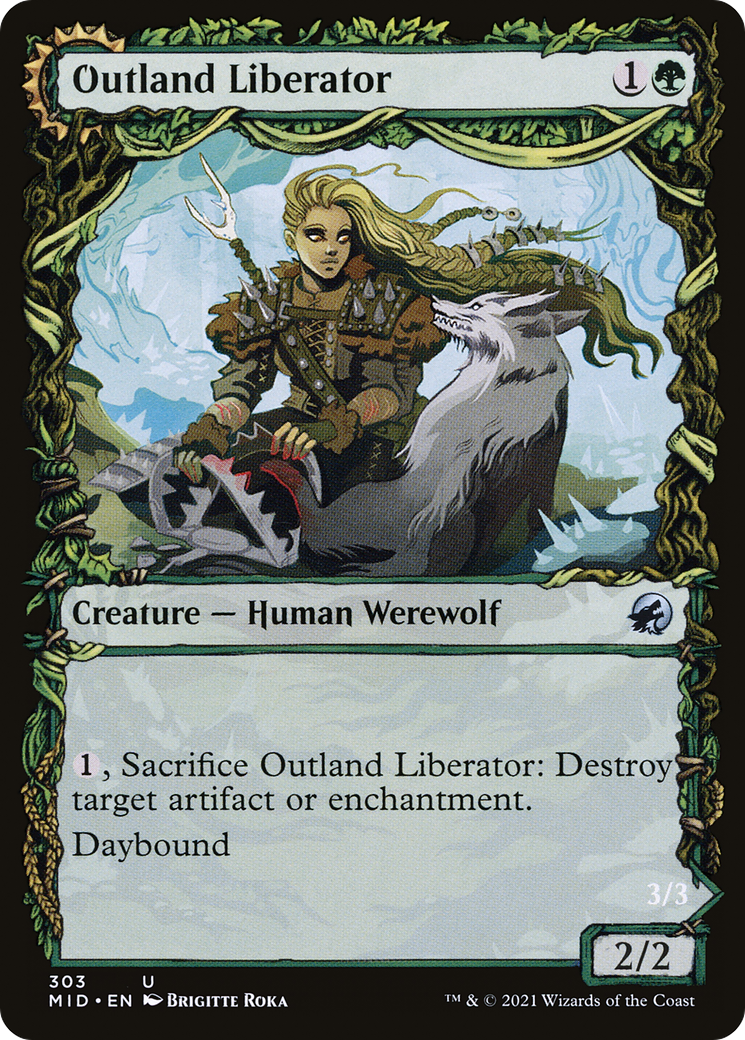Outland Liberator // Frenzied Trapbreaker (Showcase Equinox) [Innistrad: Midnight Hunt] | Grognard Games