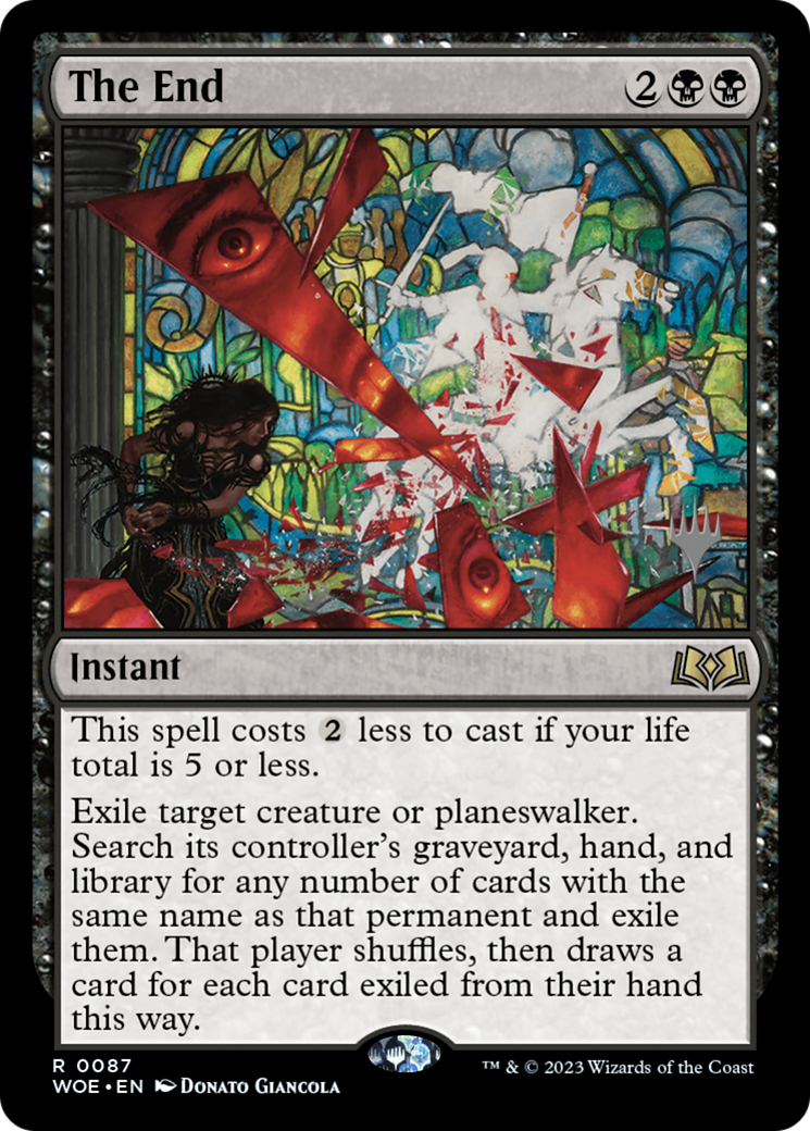 The End (Promo Pack) [Wilds of Eldraine Promos] | Grognard Games