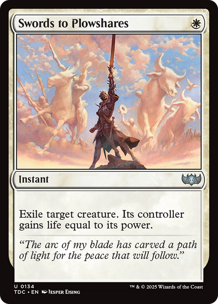 Swords to Plowshares [Tarkir: Dragonstorm Commander] | Grognard Games