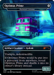 Darksteel Colossus - Optimus Prime (Borderless) [Secret Lair Drop Series] | Grognard Games