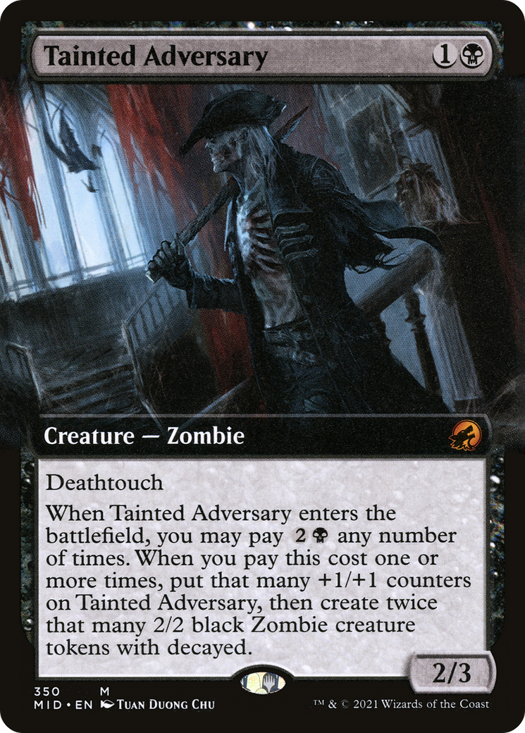 Tainted Adversary (Extended) [Innistrad: Midnight Hunt] | Grognard Games