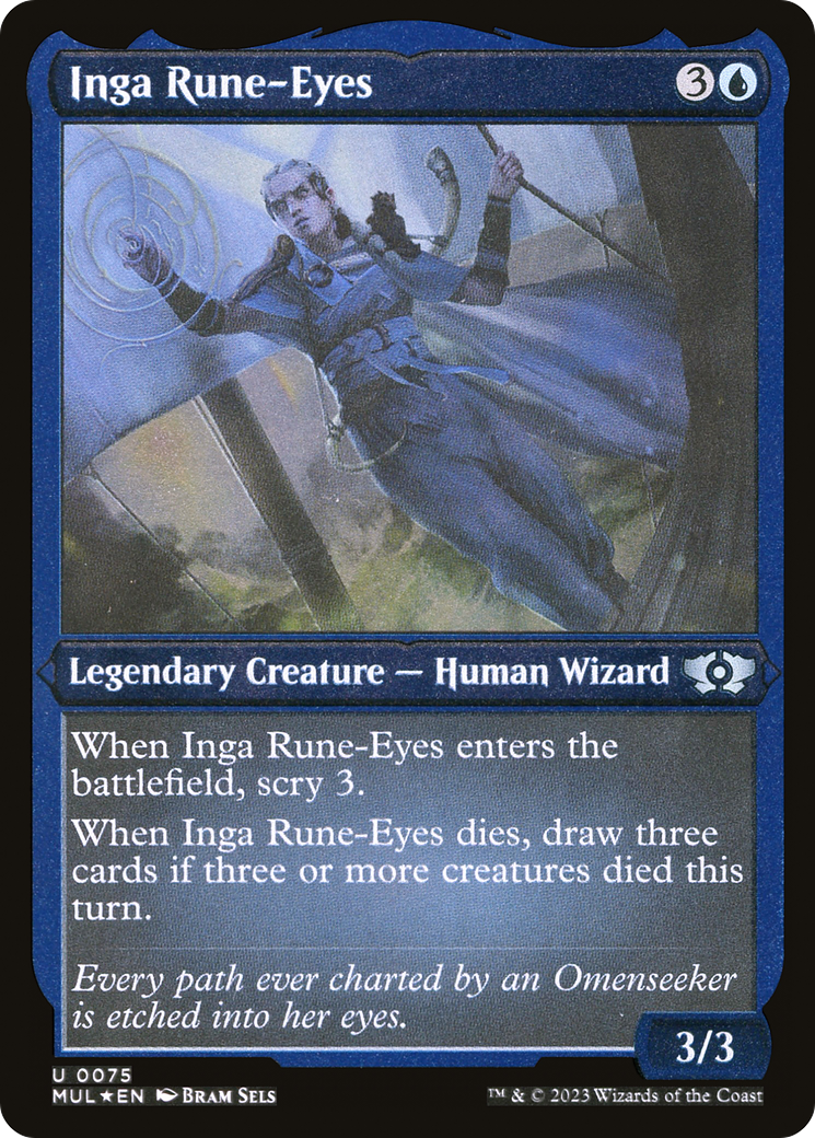 Inga Rune-Eyes (Foil Etched) (MUL-075) - Multiverse Legends Foil | Grognard Games