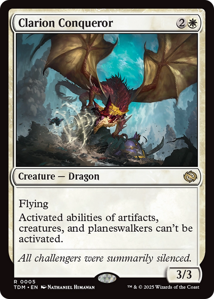 Clarion Conqueror [Tarkir: Dragonstorm] | Grognard Games