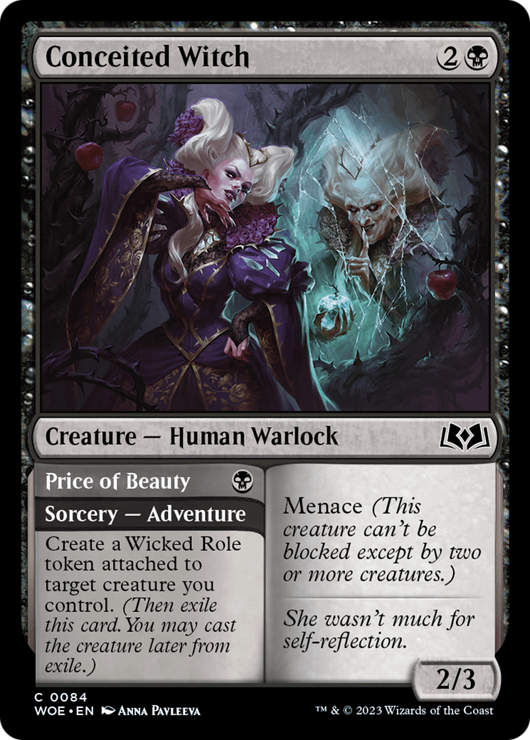 Conceited Witch // Price of Beauty [Wilds of Eldraine] | Grognard Games