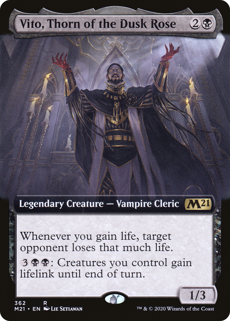 Vito, Thorn of the Dusk Rose (Extended) [Core Set 2021] | Grognard Games