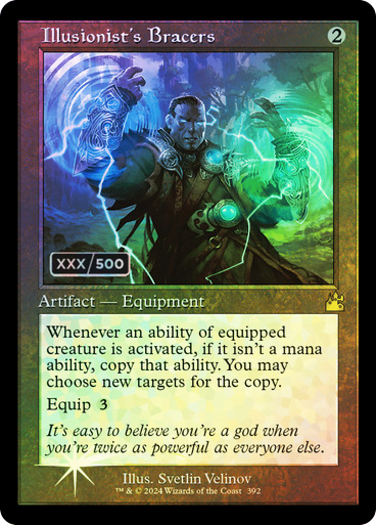 Illusionist's Bracers (Retro) (Serialized) [Ravnica Remastered] | Grognard Games