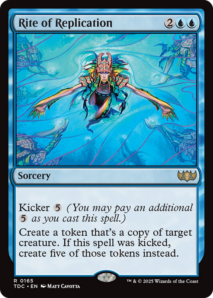 Rite of Replication [Tarkir: Dragonstorm Commander] | Grognard Games