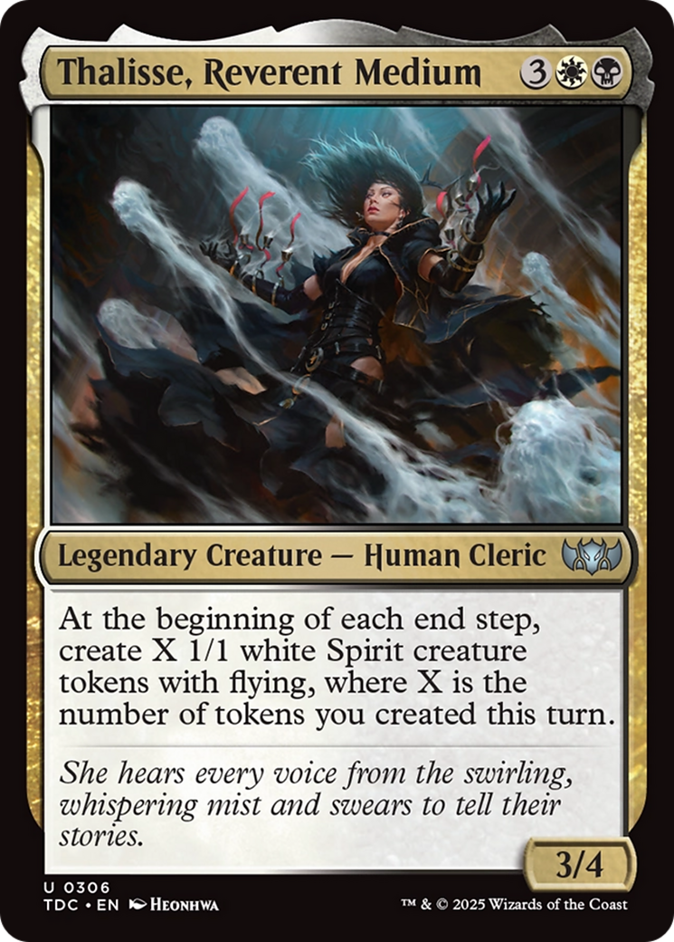 Thalisse, Reverent Medium [Tarkir: Dragonstorm Commander] | Grognard Games