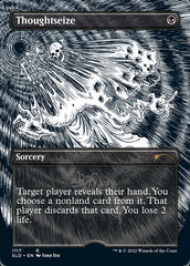 Thoughtseize (Borderless Etched Foil) [Secret Lair Drop Series] | Grognard Games