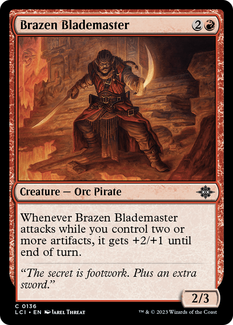 Brazen Blademaster [The Lost Caverns of Ixalan] | Grognard Games