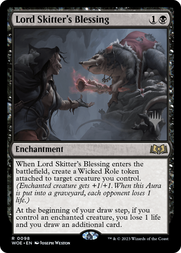 Lord Skitter's Blessing (Promo Pack) [Wilds of Eldraine Promos] | Grognard Games