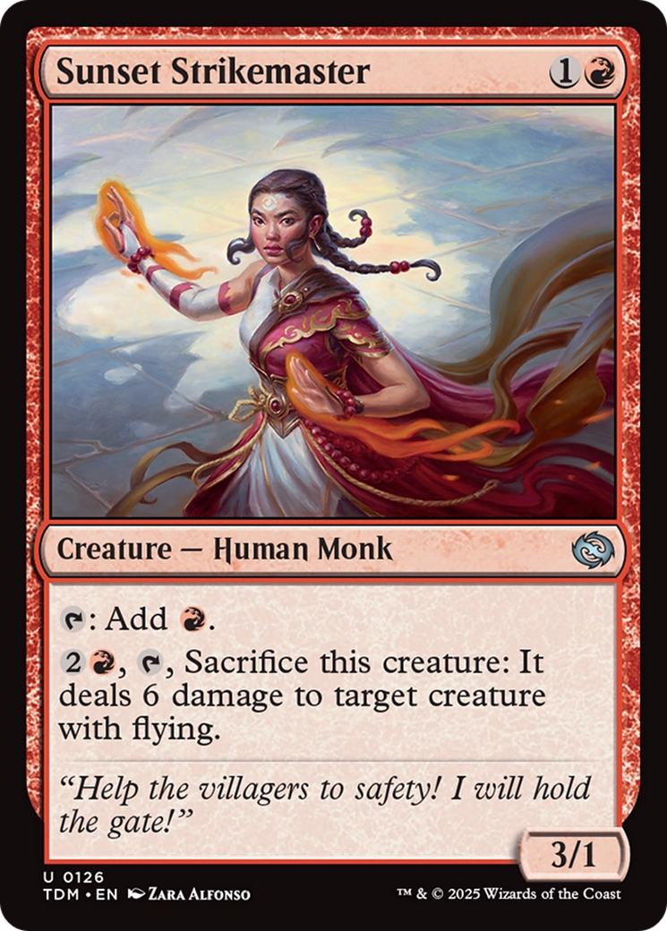 Sunset Strikemaster [Tarkir: Dragonstorm] | Grognard Games