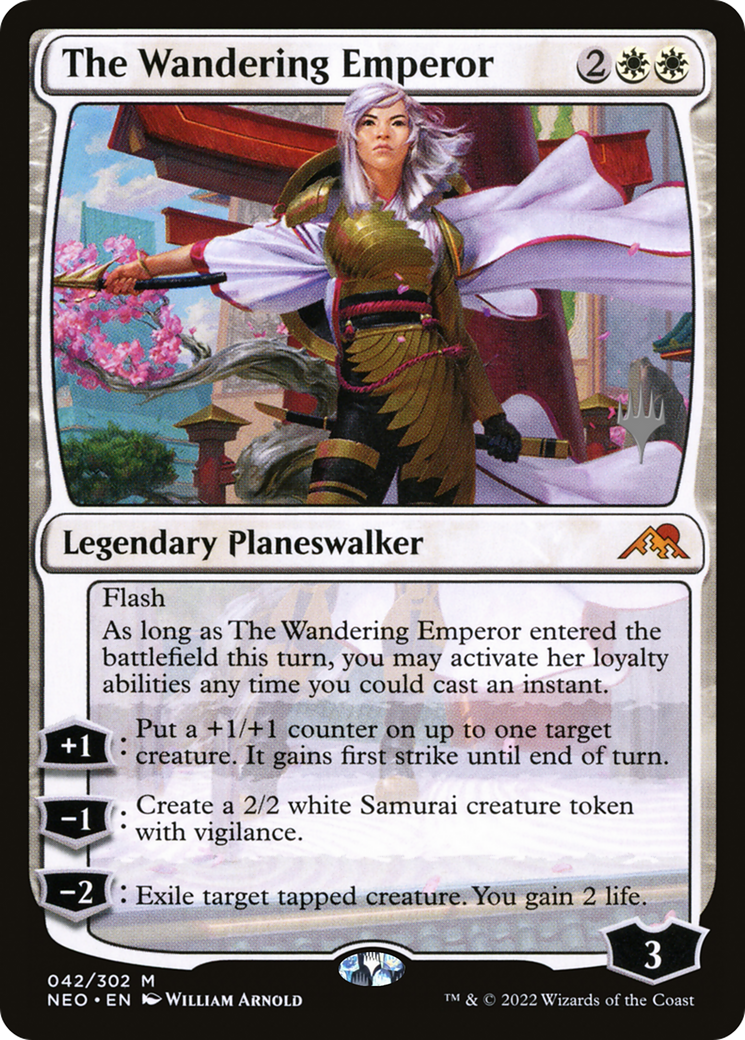 The Wandering Emperor (Promo Pack) [Kamigawa: Neon Dynasty Promos] | Grognard Games