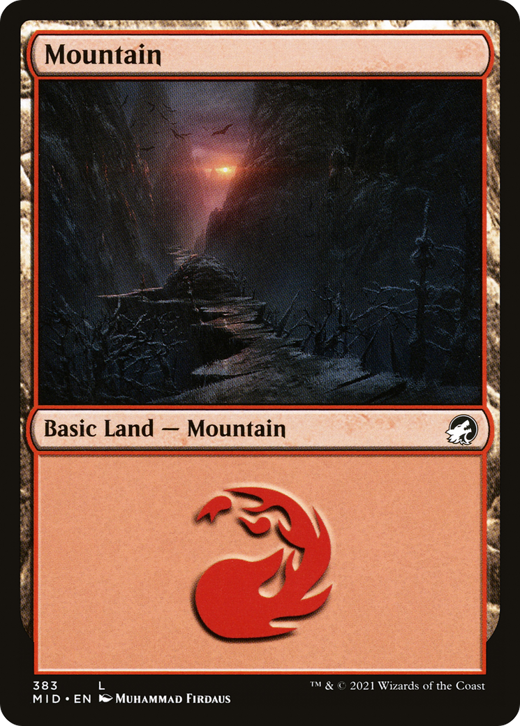 Mountain (383) [Innistrad: Midnight Hunt] | Grognard Games