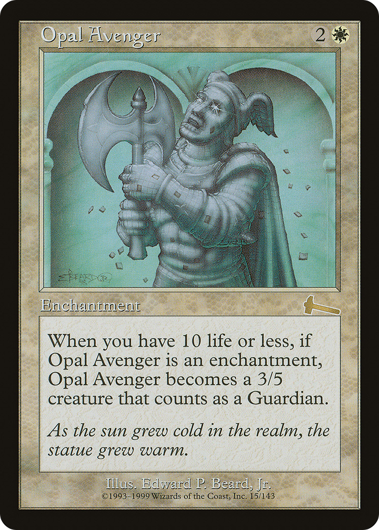 Opal Avenger [Urza's Legacy] | Grognard Games