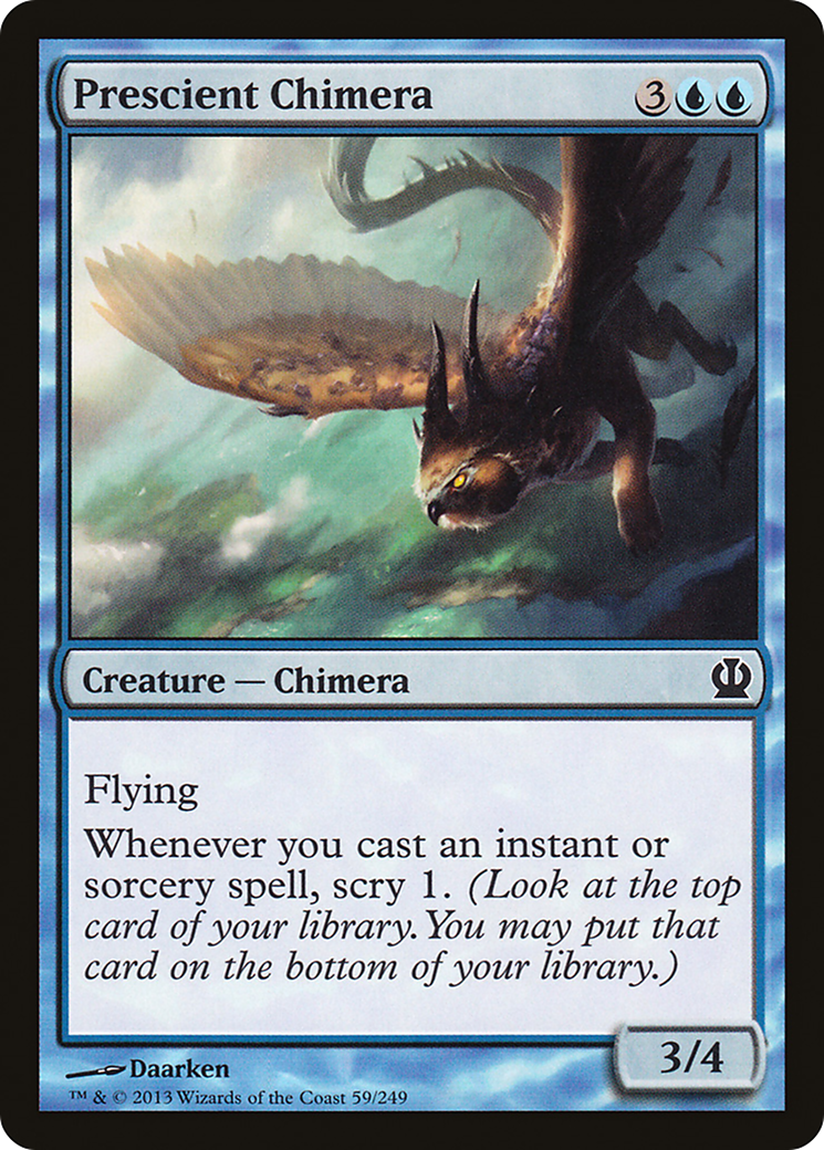 Prescient Chimera [Theros] | Grognard Games