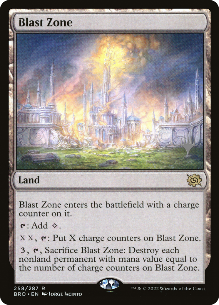 Blast Zone (Promo Pack) [The Brothers' War Promos] | Grognard Games