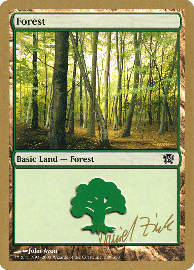 Forest (dz349) (Daniel Zink) [World Championship Decks 2003] | Grognard Games