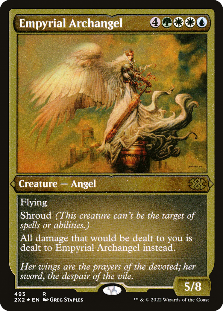 Empyrial Archangel (Foil Etched) (2X2-493) - Double Masters 2022 Foil | Grognard Games