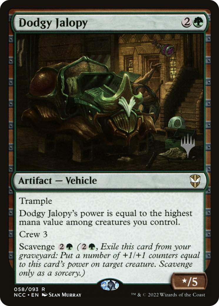 Dodgy Jalopy (Promo Pack) [Streets of New Capenna Commander Promos] | Grognard Games