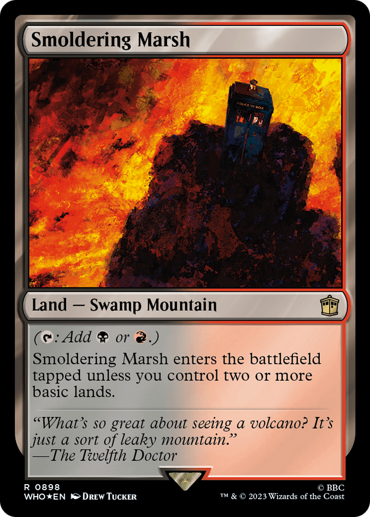 Smoldering Marsh (Surge Foil) [Doctor Who] | Grognard Games