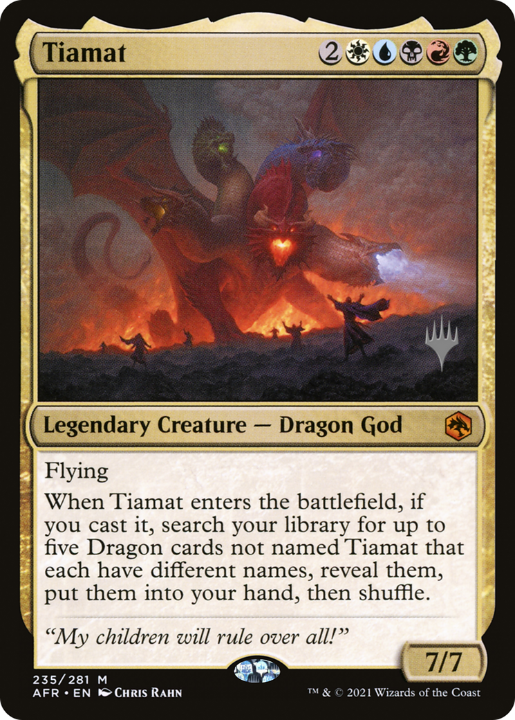 Tiamat (Promo Pack) [Dungeons & Dragons: Adventures in the Forgotten Realms Promos] | Grognard Games