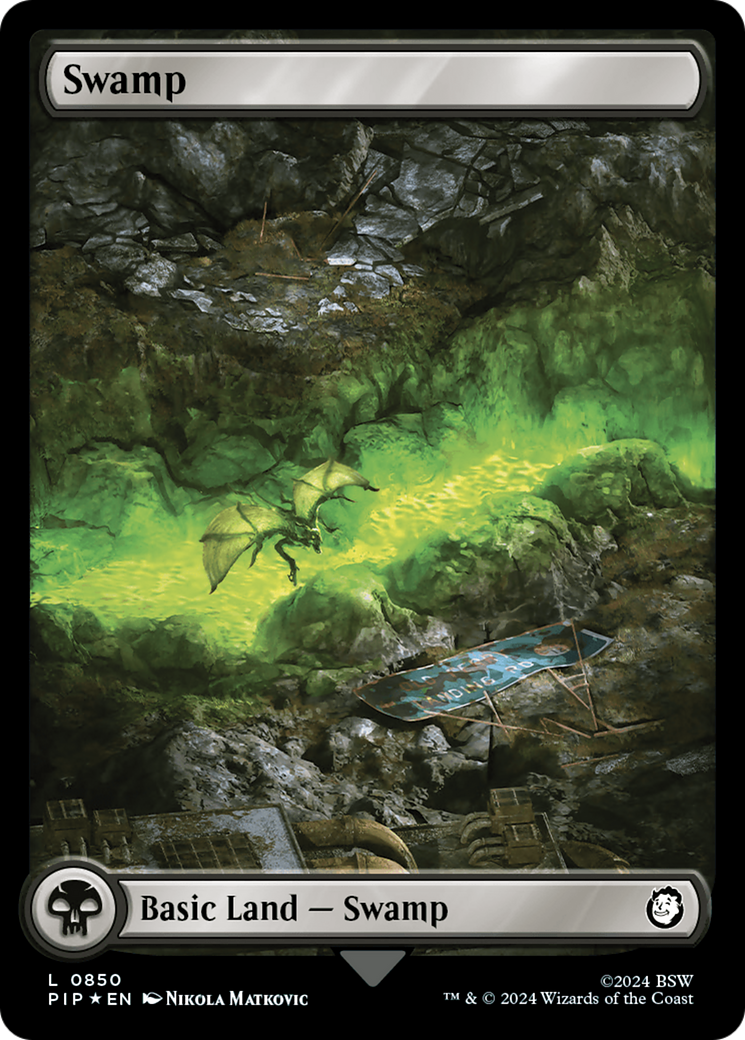 Swamp (0850) (Surge Foil) [Fallout] | Grognard Games