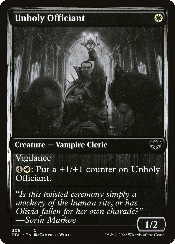 Unholy Officiant [Innistrad: Double Feature] | Grognard Games