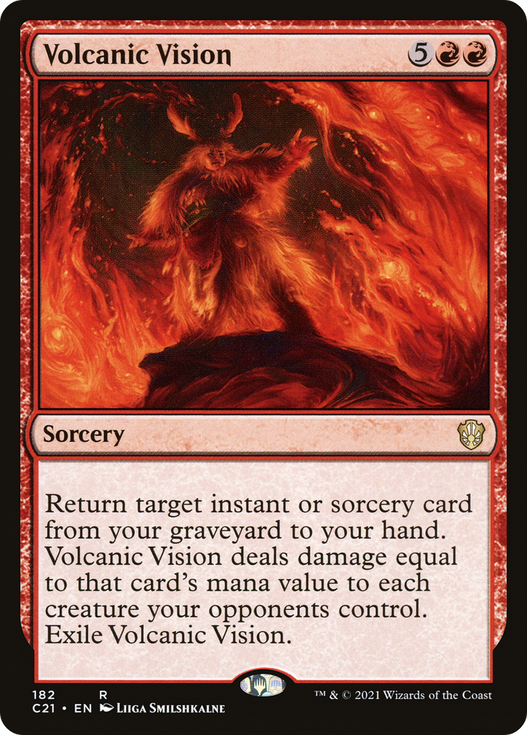 Volcanic Vision [Commander 2021] | Grognard Games