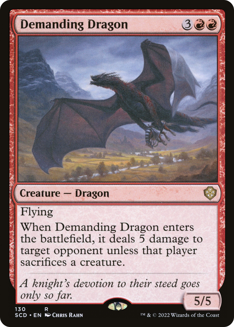 Demanding Dragon [Starter Commander Decks] | Grognard Games