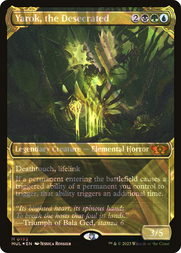 Yarok, the Desecrated (Halo Foil) [Multiverse Legends] | Grognard Games