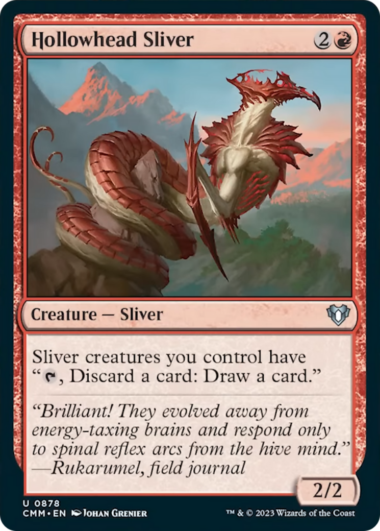 Hollowhead Sliver [Commander Masters] | Grognard Games