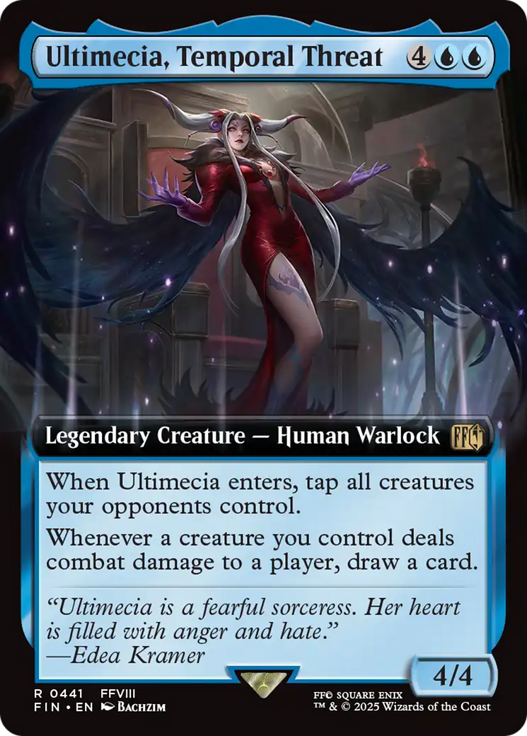Ultimecia, Temporal Threat (Extended Art) (FIN-441) - FINAL FANTASY Foil | Grognard Games