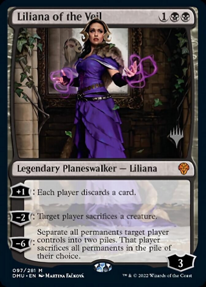 Liliana of the Veil (Promo Pack) [Dominaria United Promos] | Grognard Games