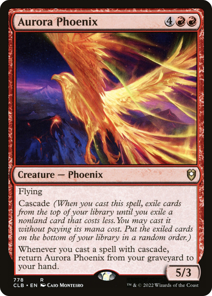 Aurora Phoenix [Commander Legends: Battle for Baldur's Gate] | Grognard Games