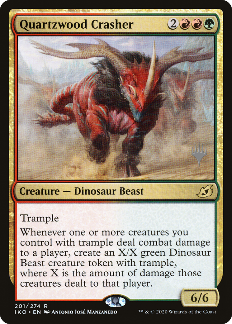 Quartzwood Crasher (Promo Pack) [Ikoria: Lair of Behemoths Promos] | Grognard Games
