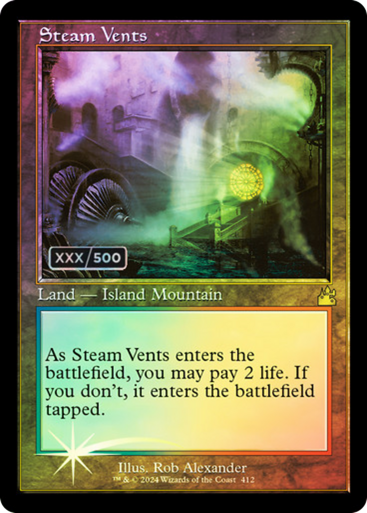 Steam Vents (Retro) (Serialized) [Ravnica Remastered] | Grognard Games