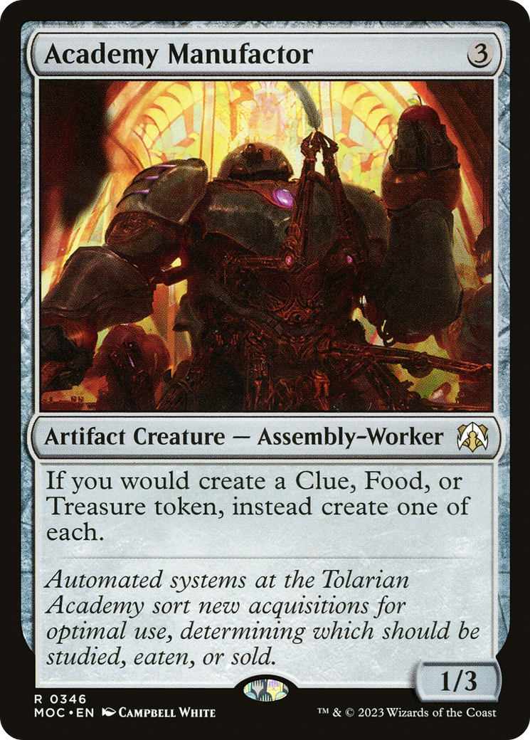 Academy Manufactor [March of the Machine Commander] | Grognard Games