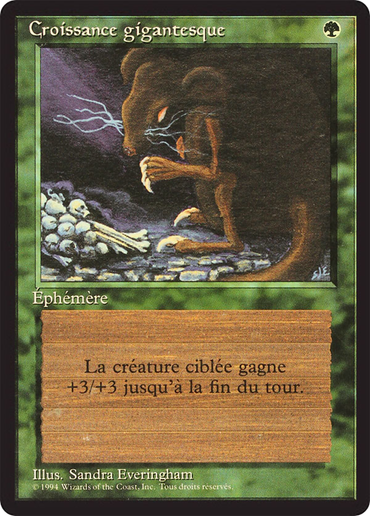 Giant Growth [Foreign Black Border] | Grognard Games