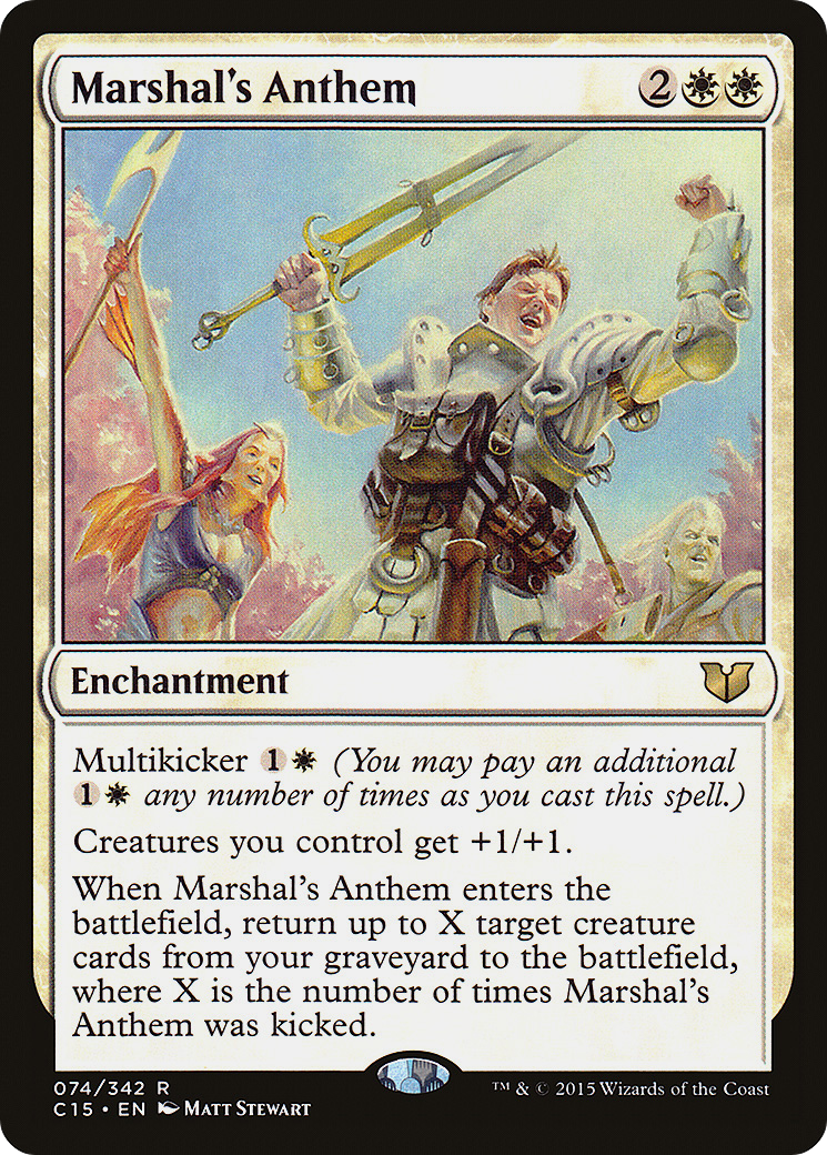 Marshal's Anthem [Commander 2015] | Grognard Games