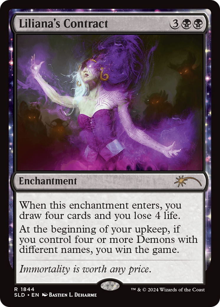 Liliana's Contract (1844) [Secret Lair Drop Series] | Grognard Games