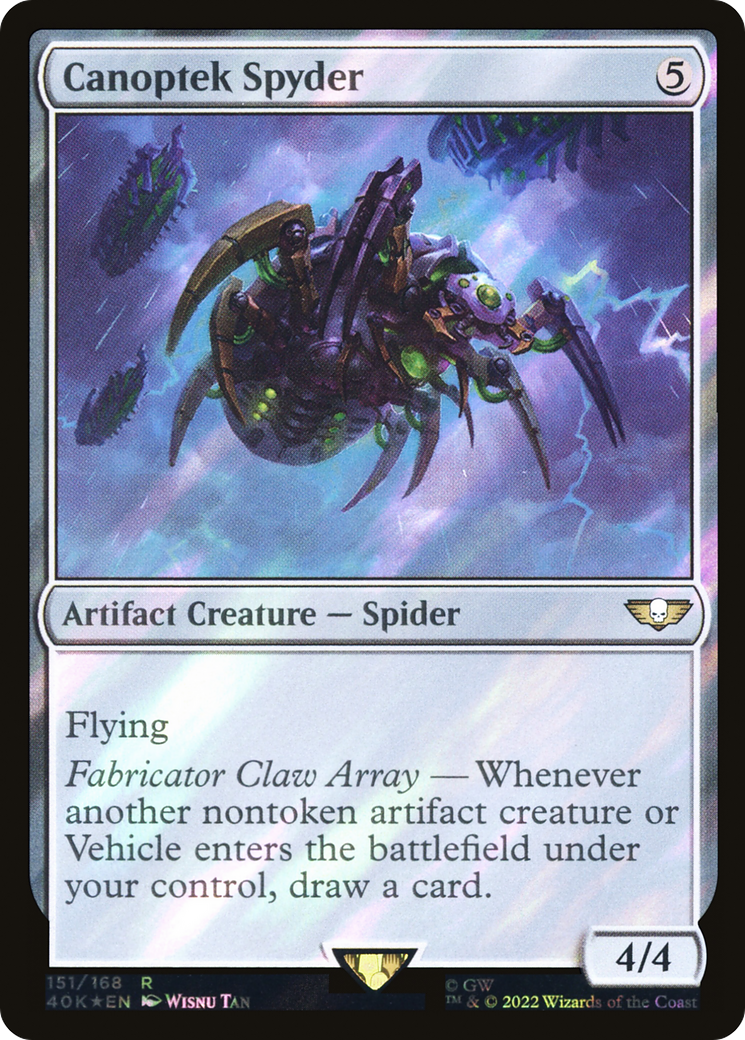 Canoptek Spyder (Surge Foil) [Universes Beyond: Warhammer 40,000] | Grognard Games