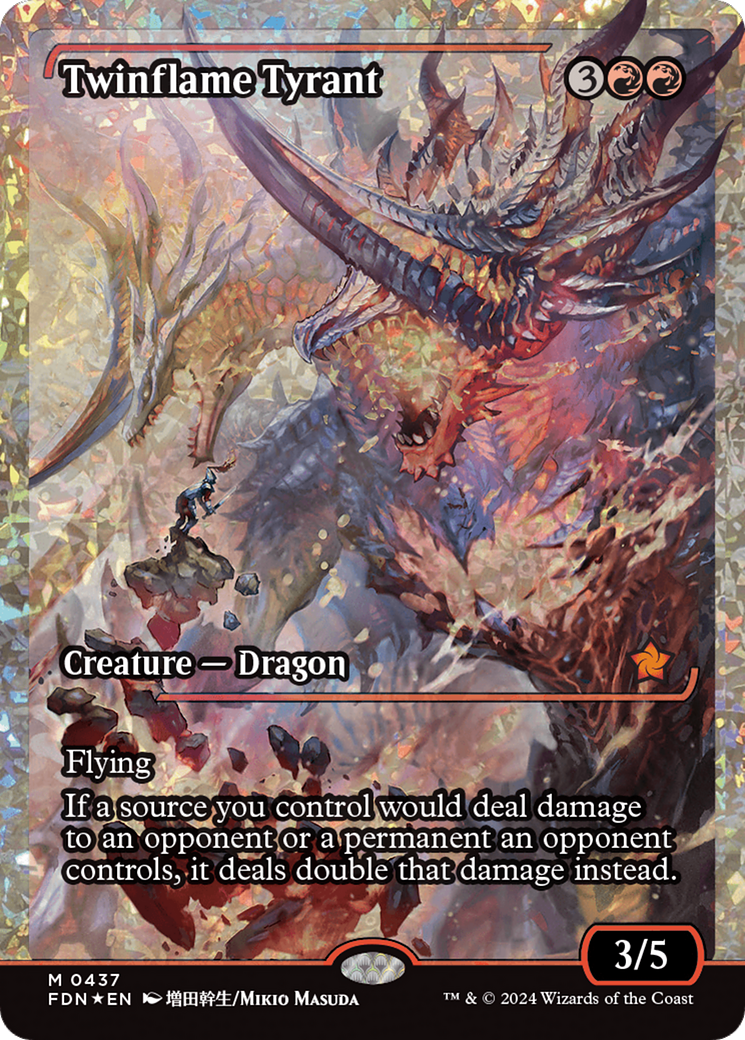 Twinflame Tyrant (Fracture Foil) [Foundations] | Grognard Games