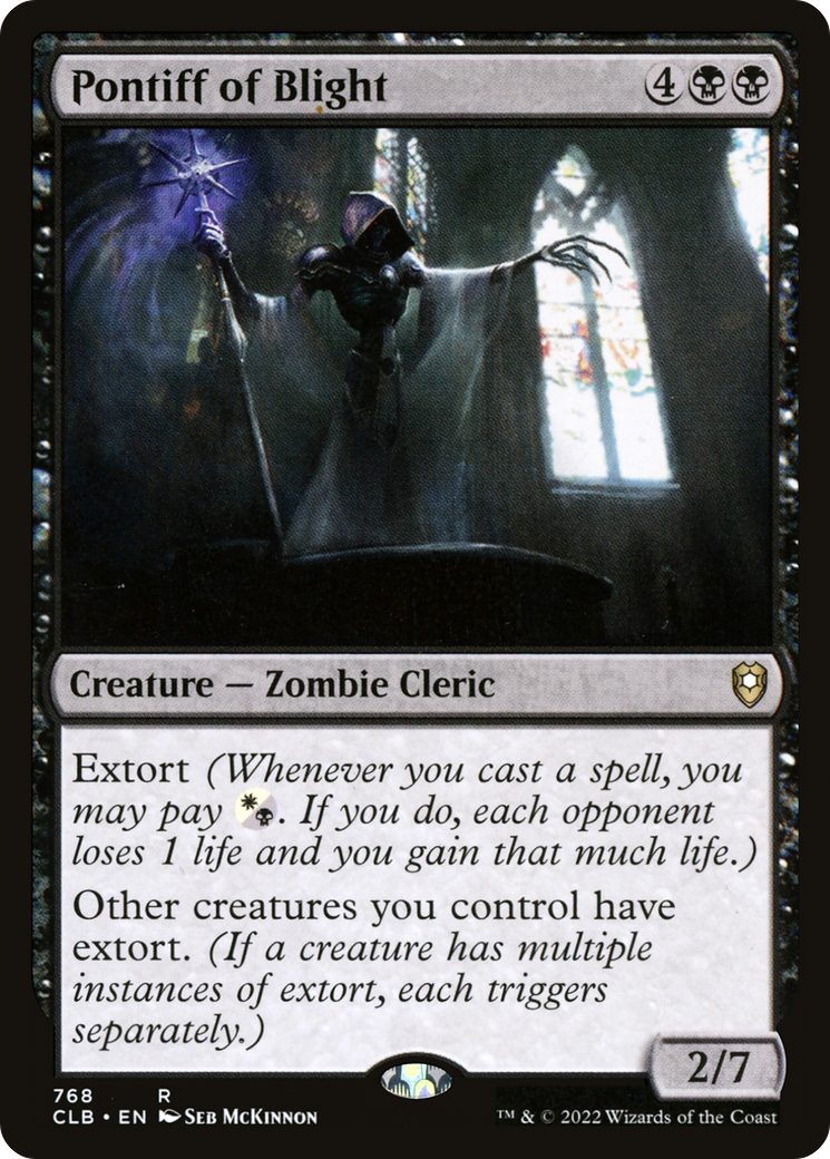 Pontiff of Blight [Commander Legends: Battle for Baldur's Gate] | Grognard Games