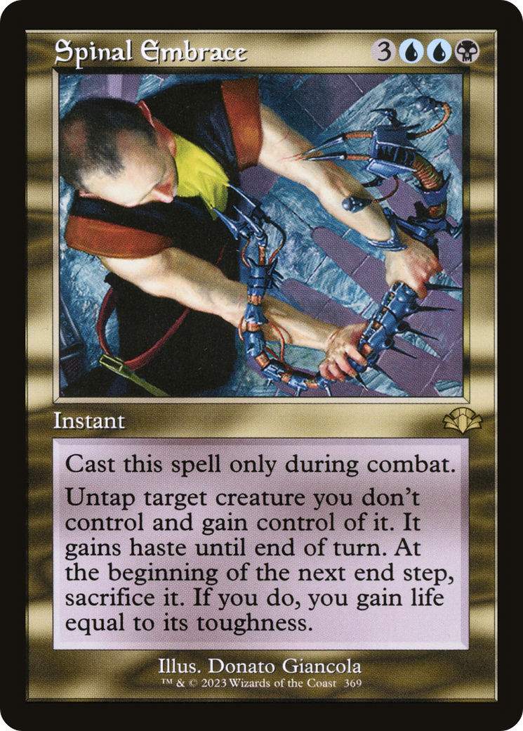 Spinal Embrace (Retro) [Dominaria Remastered] | Grognard Games